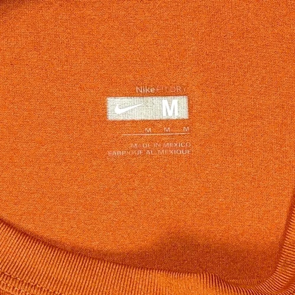Vintage‎ y2k Nike Dri Fit workout gym orange tee shirt mens medium